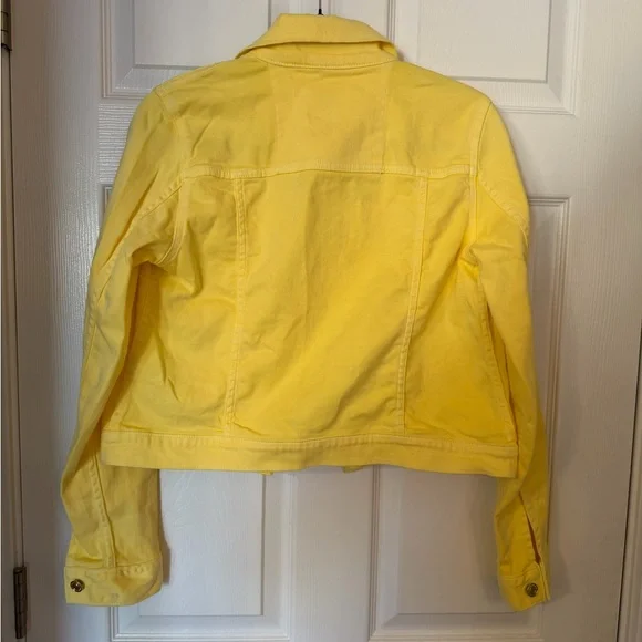 Michael Kors Sunny Yellow Jean Jacket - Picture 5 of 5